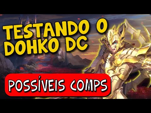 DOHKO DIVINO CHEGOU NOS SAGRÁDOS, BORA TESTAR DUAS COMPS COM ELE - SAINT SEIYA AWAKENING