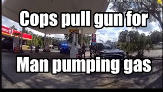 GUNS PULLED FOR PUMPING GAS link in comments