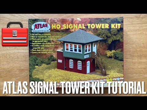 HO Scale Atlas Signal Tower Tutorial 🧰