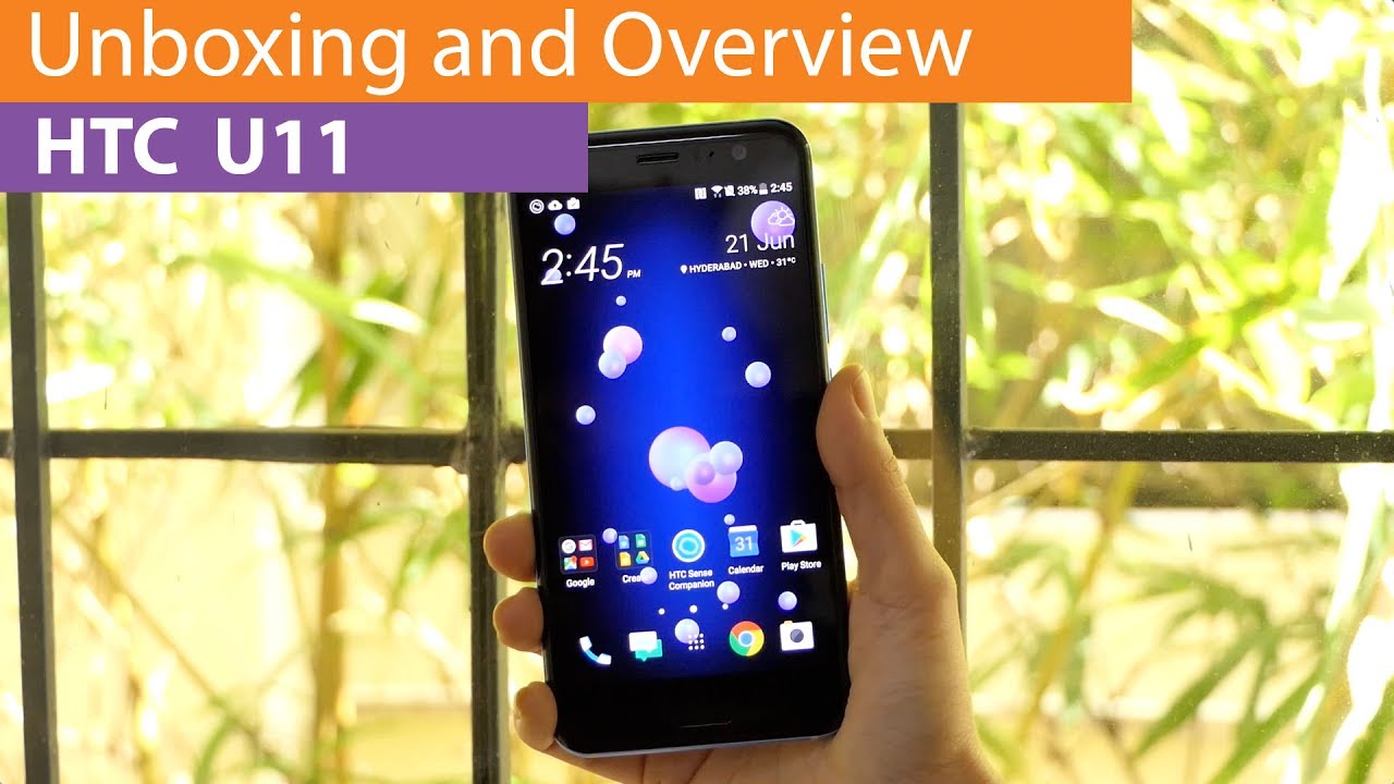 HTC U11 Squeeze Smartphone Unboxing & Overview