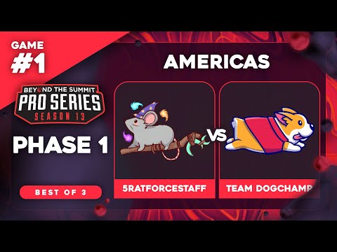 5RATFORCESTAFF vs DogChamp Game 1 - BTS Pro Series 13 AM: Phase 1 w/ rkryptic & neph