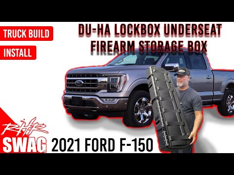 DU-HA Lockbox Underseat Storage Install - 2021 Ford F-150 Truck Build - RHRSwag