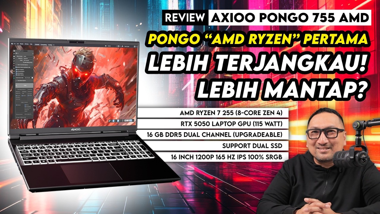 Review Axioo Pongo 755 AMD: Sama Kencangnya, Sama Komplitnya, Lebih Murah Harganya