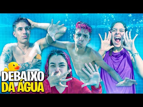 PASSAMOS 24 HORAS FAZENDO DESAFIOS DEBAIXO D’ÁGUA *passamos mal