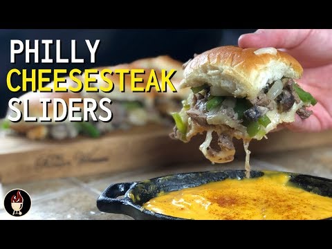 Philly Cheesesteak Sliders | the BEST Cheesesteak...