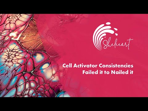 220.  Sheleeart Fluid Art - Tilting & Cell Activator Consistencies - Failed it Nailed it - Sound On!