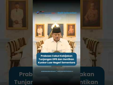 Prabowo Cabut Tunjangan DPR RI