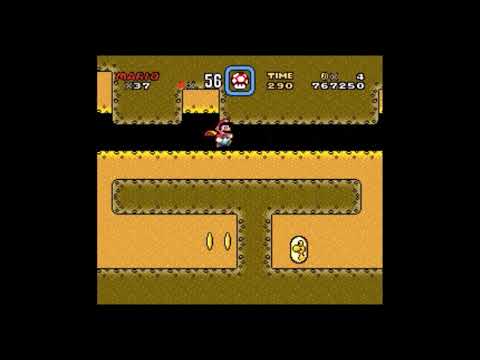 Super Mario world Snes gameplay walkthrough - Stage 34 (Valley of Bowser 2)