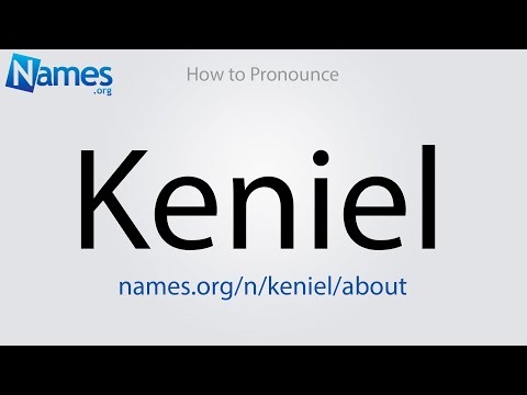 How to Pronounce Keniel