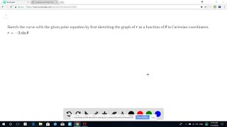 Download the video "Sketch the curve with the given polar equation by first sketching the graph of r as a function of"