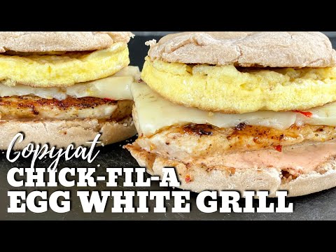 Easy Chicken Breakfast Sandwich recipe -- My Copycat Chick fil a twist