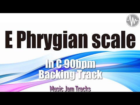 【 E Phrygian 】Scale Training Backing Track C Major 90bpm Jam Track