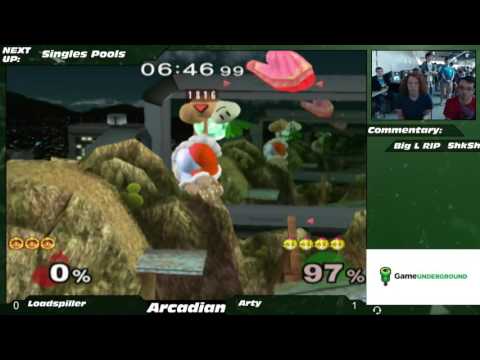 NE Melee Arcadian 2 Pools WF - Loadspiller (ICs) vs. Arty (Peach)
