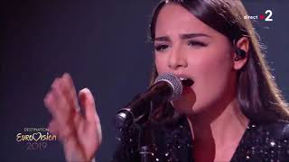 Eurovision 2019 Florina In the shadow reste dans l&#39;ombre 8/9