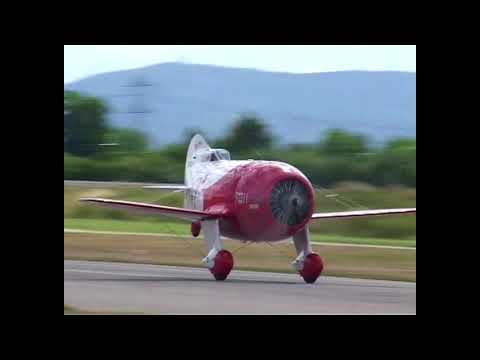 Gee Bee R2 & Delmar Benjamin - test flight in Mannheim/Germany 2001