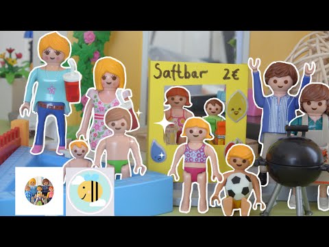 Die Gartenparty mit Familie Bienchen| Die Saftbar 🧃| Playmobil Film deutsch