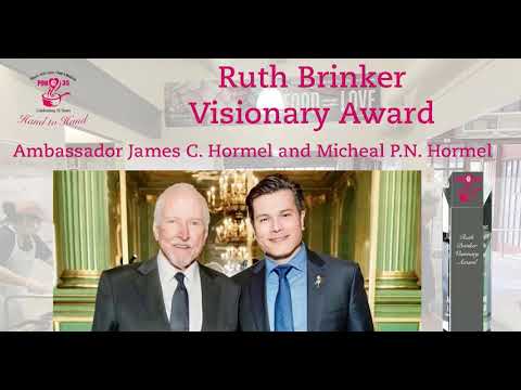 Ambassador James Hormel Receives Ruth Brinker Visionary Award at Hand to Hand 2020