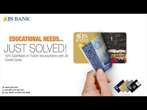 JS Credit Card - Instant Cashback - Education