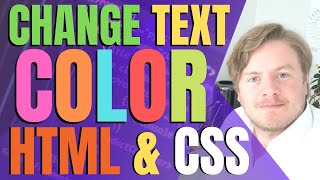 How to Change Text Color in HTML and CSS 2021