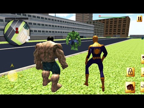 Incredible Monster & Spider Hero City Rescue Battle | Superheroes Final Battle - Android GamePlay HD