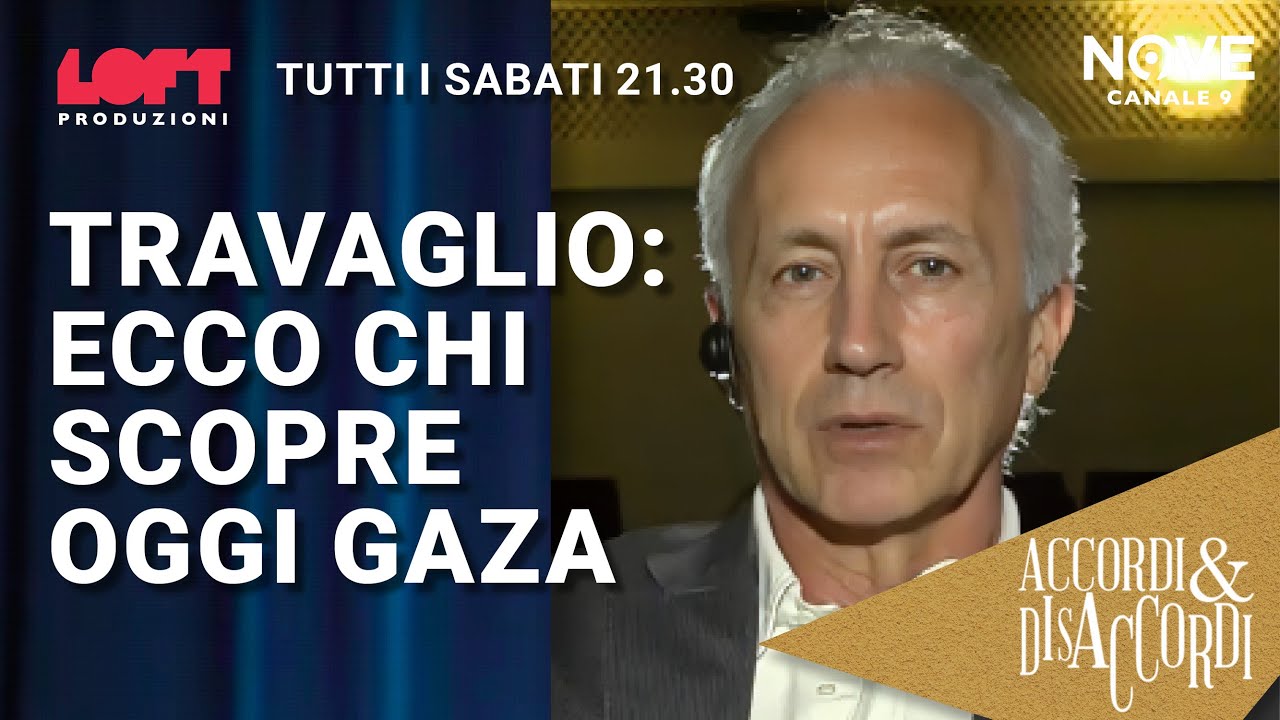 Travaglio: ecco chi scopre oggi Gaza
