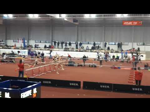 Elan meetin 2020 - 60m hurdles, B grup - Ivana Petković, Milica Emini