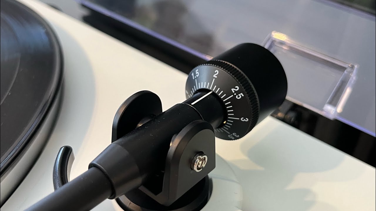 Super easy turntable counterweight setup explained! - YouTube