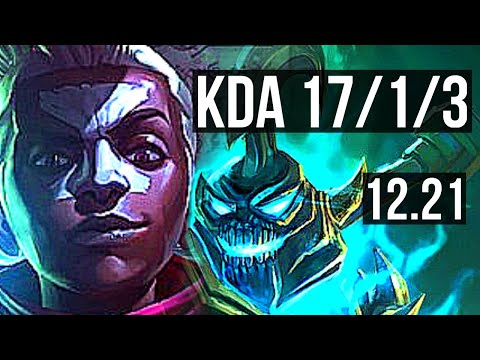 EKKO vs HECARIM (JNG) | 7.7M mastery, 17/1/3, 2300+ games, Legendary | EUW Grandmaster | 12.21