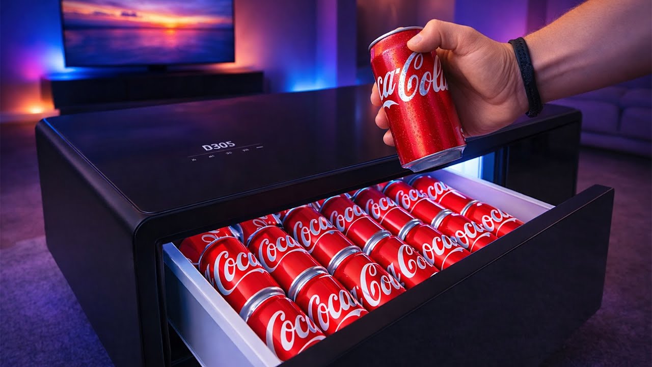 Smart coffee table feature