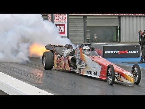 FireForce 5 Jet Dragster at Santa Pod Raceway
