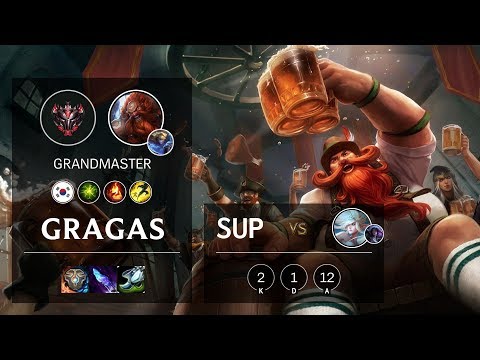 Gragas Support vs Janna - KR Grandmaster Patch 10.5