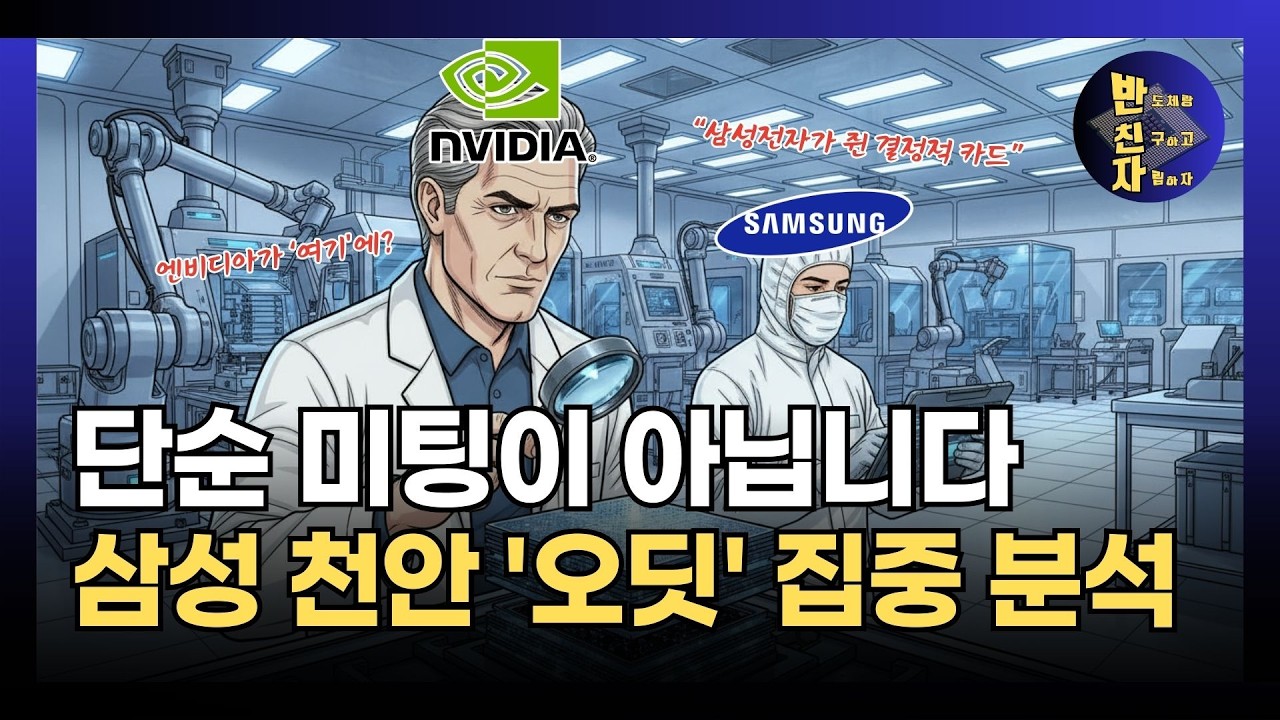 일주일 만에 또? 엔비디아가 삼성 천안캠퍼스에 자꾸 오는 이유 [반도체백과]