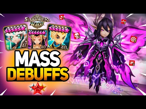 He Destroys Enemies with DEBUFFS and DOTS - Summoners War