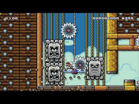 Thwomp Mill by shaltOn - Super Mario Maker 2 - No Commentary 1bv