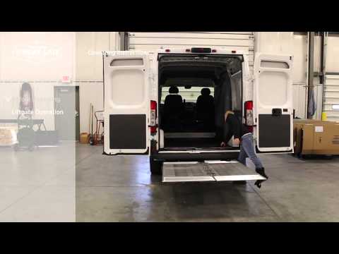 Tommy Gate - Cantilever Series - Operational Video (Ram Promaster)