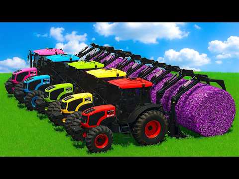 HARVEST, LOAD AND TRANSPORT LAVENDER WITH MAHINDRA TRACTORS - Farming Simulator 25 🪻