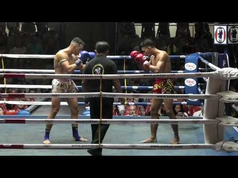 Kru Fa Saksuriya Sinbimuaythai fights at Patong Stadium, 28th December 2019
