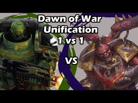 Dawn of War Unification: 1 vs 1 Salamanders (TheHappening) vs Chaos Demons (Kornchamp)