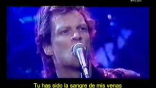 Jon Bon Jovi - Every word was a piece of my heart subtitulos