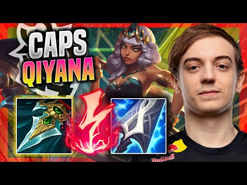 CAPS IS A GOD WITH QIYANA MID! - G2 Caps Plays Qiyana MID vs Cassiopeia! | Season 11