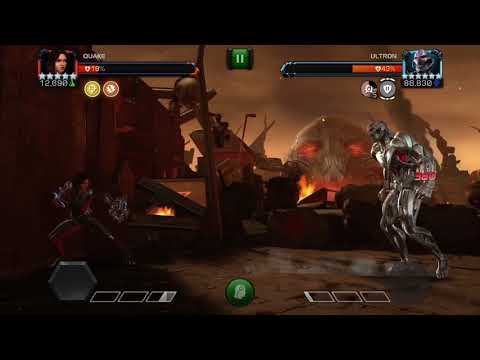 MCOC Variant 1 3.2 solo Quake vs Ultron boss
