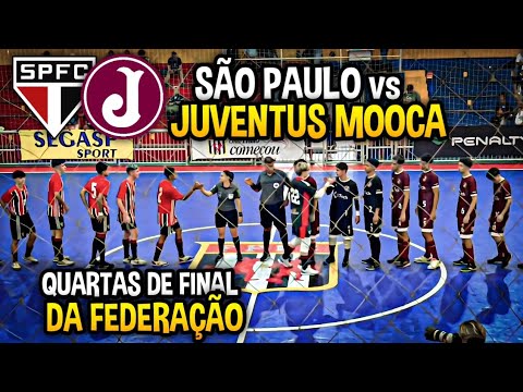 SÃO PAULO vs JUVENTUS SUB 18 - QUARTAS DE FINAL DA FEDERAÇÃO