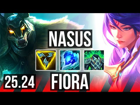 NASUS vs FIORA (TOP) | Perfect KDA: 14/0/5, 38K damage | EUW Master | 25.24