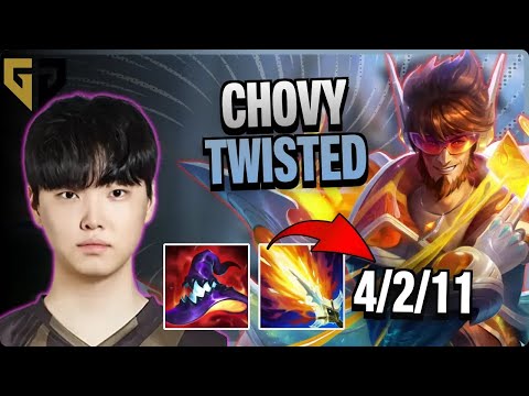 GEN Chovy MIDDLE Twisted Fate vs Ryze | 15.11