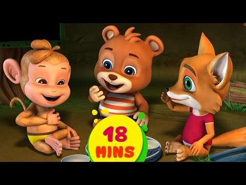 Bandar Mama - Aaj Toh Mazaa Aa Gaya | Hindi Rhymes for Children | Infobells