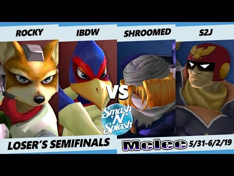 SNS5 SSBM - S2J & Shroomed Vs. iBDW & Rocky - Smash Melee Doubles Loser's Semifinals