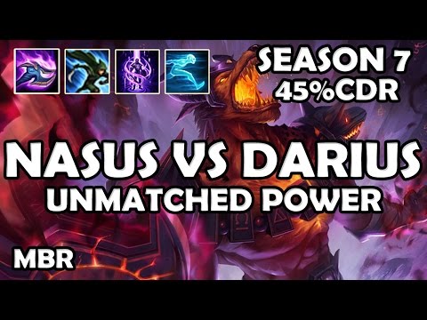 Unmatched power! | Infernal Nasus Vs Darius | StormRaider's Surge + 45%CDR | Season 7