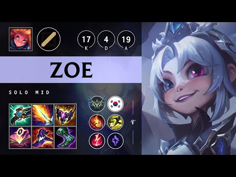 Zoe Mid vs Vladimir - KR Challenger Patch 25.14