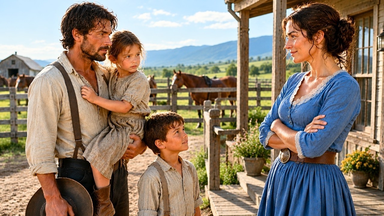 The Single Father Asked for a Ranch Job—She Said, “I Don’t Need a Hand, I Need a Family”