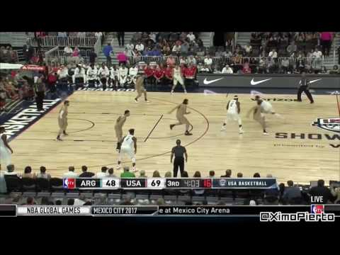 Kyrie Irving Breaking Ankles | Argentina vs USA | July 22, 2016 | 2016 USA Basketball Show